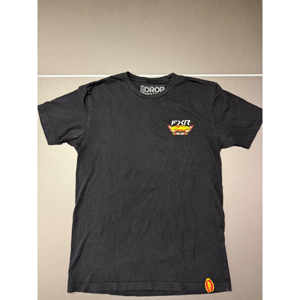 The Drop FXR FMF Racing Motocross Millville Graphic T-Shirt Black Mens Medium